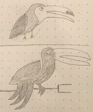 Initial drawings on the TuneCan logo.